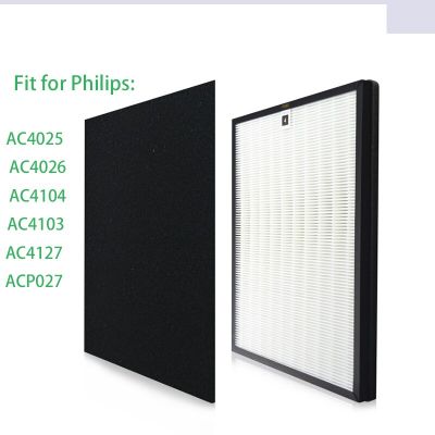 อะไหล่สำหรับ Philips AC4026ตัวกรองเครื่องฟอกอากาศ ACP027 AC4025 AC4127คลุมด้วยคาร์บอนที่กรองหลายชั้น295*240*35Mm/303*247*30Mm