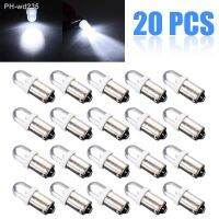 20pcs T11 T4W BA9S H6W 1895 1SMD LED 12V Turn Signal Light Dashboard Bulb White Auto Car Styling Lighting Lamp