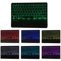 AZERTY คีย์บอร์ดไร้สายบลูทูธคีย์บอร์ดฝรั่งเศสพร้อมทัชแพด Backlit สำหรับ Iosandroidwindowslinux แท็บเล็ตศัพท์แล็ปท็อปพีซี