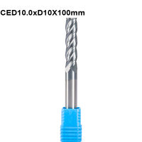 3ชิ้น End Mill 10มิลลิเมตร4ขลุ่ยสล็อต75มิลลิเมตร100มิลลิเมตรยาวความแข็งแรงสูงทังสเตนเหล็กตัดกัด CNC คาร์ไบด์เคลือบโลหะตัด