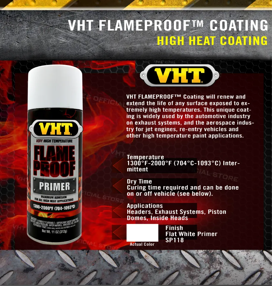 VHT SP118, Flameproof Flat White Primer