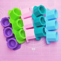 Octagonal Silicone Mold Concrete Fleshy Flower Pot Candlestick Mold Ceramic Clay Diy Crafts Mold Diy Flower Clay Mold Bar Wine Tools