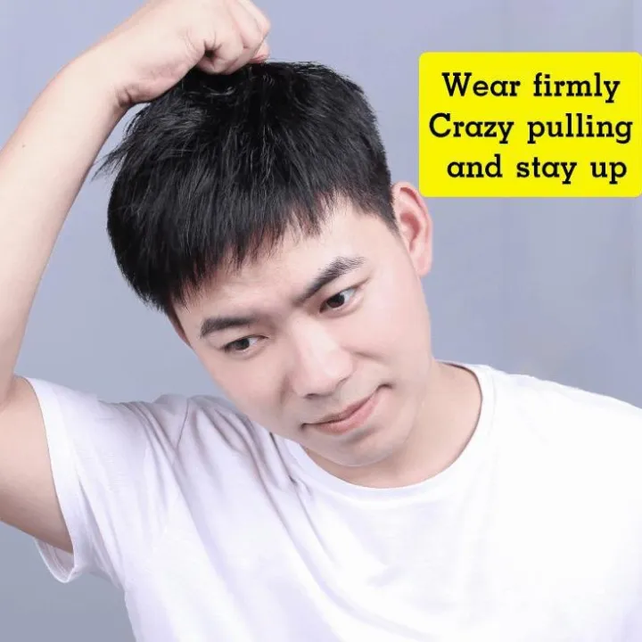 VIVINICE Handsome Men's Wig Short Hair Top Hair Piece Men's Wig Real Human Hair Wigs for Men | Lazada Singapore VIVINICE Handsome Men's Wig Short Hair Top Hair Piece Men's Wig Real Human Hair Wigs for Men | Lazada Singapore