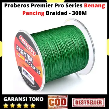 Proberos Braided Fishing Line PE 300M 500M X4 Tali Pancing Benang