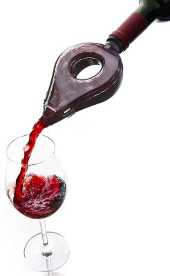 Vacu Vin Wine Aerator - Dark Gray - Enhance Your Wines Flavor with the Innovative Vacu Vin Aerator