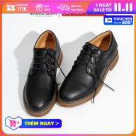 Giày nam da thật Manlio Legat 2 đế đen và nâu G8641-LG thumbnail