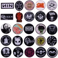 【DT】hot！ Punk Band Music Enamel Pins Metal Brooch Badge Fashion Hat Accessory Gifts