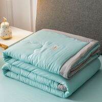 [COD] Air-conditioning quilt summer cool single universal machine washable thin core space