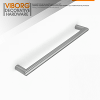 VIBORG Deluxe 192Mm Solid 304 Stainless Steel Modern Kitchen Cabinet Cabinet Door Handle Pulls Drawer Pull Handle, SV726