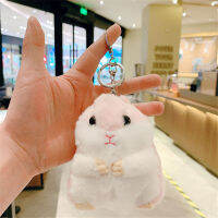 Cute Backpack Plush Car Keychain Hamster Keychain Doll