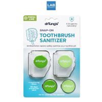 DrTungs Snap on Toothbrush Protection 2s ที่ครอบแปรงสีฟัน -  ผลิตภัณฑ์ครอบแปรงสีฟัน (คละสี)