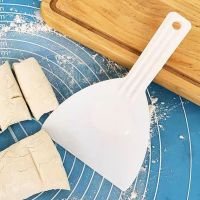 2pcs Knife Plastic Scraper With Handle Chocolate Scrapers Dough Cutter Baking Supplies