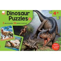 ??โปรสุดเดือด Dinosour Puzzles 4+ จิ๊กซอว์ไดโนเสาร์ 36 ชิ้น เหมาะสำหรับอายุ 4 ปีขึ้นไป ราคาถูก?? จิ๊กซอว์ จิ๊กซอว์เด็ก จิ๊กซอว์เด็ก จิ๊กซอของเล่นเสริม  ของเล่น ของเล่นเสริมพัฒนาการ