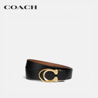 COACH เข็มขัดผู้ชายรุ่น Signature Buckle Belt, 38Mm สีหลากสี 89279 MSW