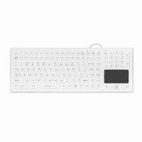 Full Size IP68 Waterproof Desktop Backlit Silicone Medical Keyboard With Integrated Touchpad Basic Keyboards