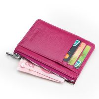 Slim Minimalist Wallet Credit Card Holder Front Pocket RFID Blocking Genuine Leather Wallets for Men or Women