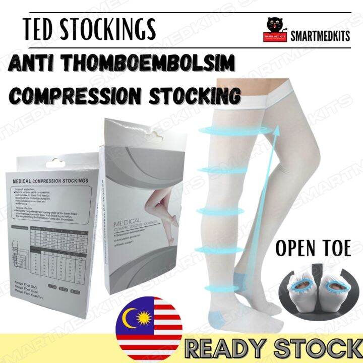 ☁ 🔥NEW🔥 Antiembolism TED High Thigh Compression Stockings Thrombo