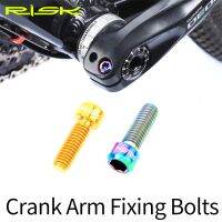 RISK 2pcs/box M6x18 Hollow Mountain Road Bike Bicycle Chainwheel Crank Arm Set Fixing Bolts Disc Brake Caliper Fixed Screws