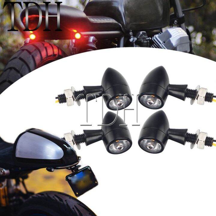 2PCS CLASSIC MOTORCYCLE MINI BULLET LED SIGNAL LIGHT MINI BULB 8578