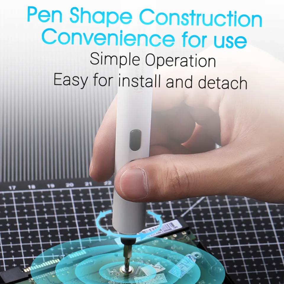 Pen-shaped electric screwdriver