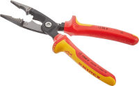 KNIPEX - 13 88 8 US Knipex Tools LP - 13888US Electrical Installation Pliers Red/Yellow