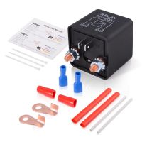 Car Relay Socket Kit 12V 24V 200A High Power Car Starter ON/OFF Relays Terminals Heavy Duty Car Truck Motor Battery Switch Relay