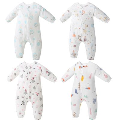 Baby Sleep Sack with Legs Cotton Baby Girls Boys Sleeping Bag Bedding Wearable Blanket Newborn Soft Children Pajamas Jumpsuit