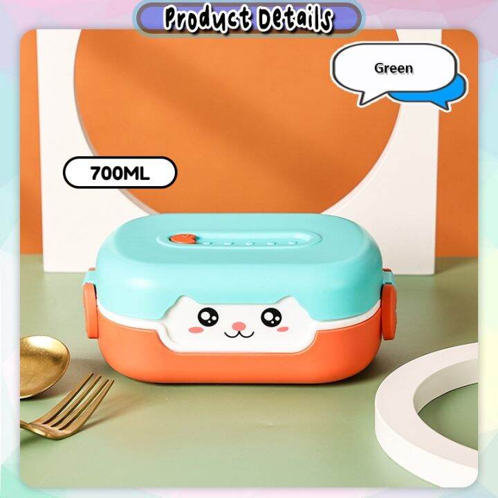 [Blink] Cute 700ML Bento Lunch Box Food Storage Container Salad Snack ...