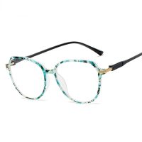 Fashion Round Printed Big Size Eyeglasses Women Men Reading Glasses Magnifier Diopter Presbyopic Reading Glasses 1.0 4.0