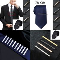 Mens Black Gold Metal Tie Clip Bright Copper Stainless Steel Jewelry Necktie Clips Clasp Clamp Wedding Charm Creative Gifts