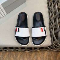 Summer Men Beach Flip Flops Casual TB THOM Shoes Man Slip-on Outdoor Beach High Quality Home Slippers Couple TB Sandals