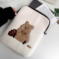 เคสกระเป๋าแล็ปท็อปลายการ์ตูนกระเป๋าใส่แท็บเบล็ตกระเป๋าแล็ปท็อปปักลายน่ารักสำหรับพื้นผิวสำหรับ iPad Pro แบบมืออาชีพ