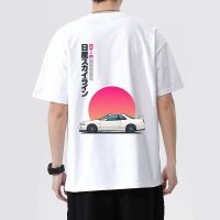 Initial D Shirt Tshirt Men Japan Anime Printing Clothes Racing Car Tshirt Male Gildan