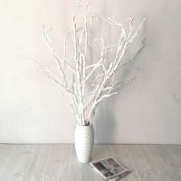 1PCS Artificial White Tree Branches Plastic Coral Artificial Flowers For Home Wedding Decorative Dried Tree Branches H90/100 CM