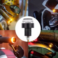 【CW】◑▨  2Type 12V Motorcycle Handlebar End Turn Flasher Handle Grip Bar Blinker Side Lamp lights