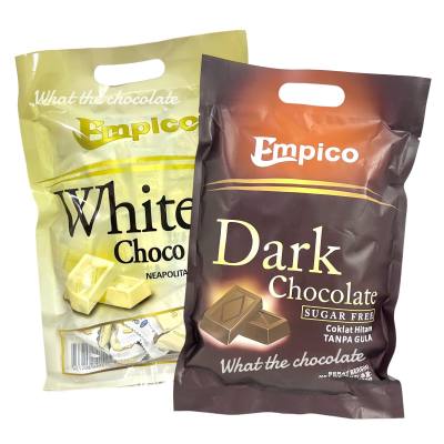 Empio dark&amp;white chocolate สูตรหวานน้อย 400กรัม