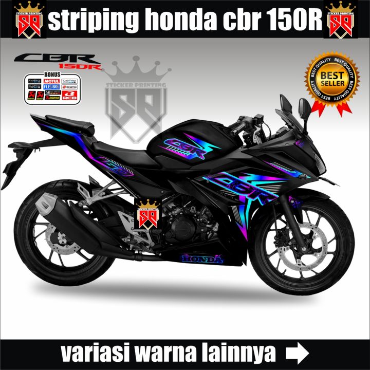 striping-variasi-honda-cbr-150r-decal-sticker-cbr-150r-150-r-facelift-rainbow