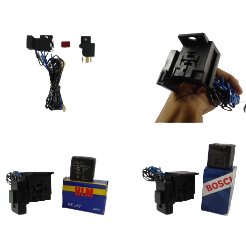 Kabel Relay Klakson Bosch HLM Wiring Harness Kit Horn Klakson Keong 12V