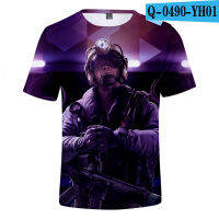Six-color rainbow Sieg 3-D T-shirt men new unisex shirts with the boys signature top for women loose T-shirt women