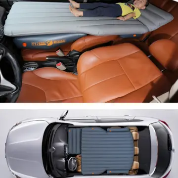 Auto Inflatable Car Travel Mattress Back Seat Gap Pad Air Bed Cushion  Camping