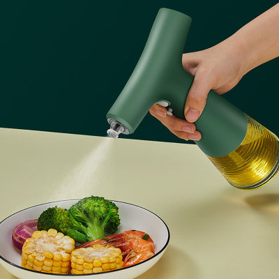 ใหม่ Creative น้ำมันมะกอกขวดสเปรย์ไฟฟ้า USB ชาร์จซอสถั่วเหลือง Jar ขวดเก็บน้ำมันสำหรับ BBQ Kitchen Oil Sprayer Dispenser