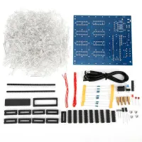 Mini 3D 8 8X8X8 LED Electronic Light Cubeeds DIY Kit Students Electronic Production Easy to Solder for Christmas Gift/New Year Gift