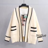 Natlux เสื้อกันหนาว ผญ เสื้อแขนยาว เสื้อกันหนาว สบายๆ ล้ำสมัย สบาย น่ารัก WMY2392XHW 39Z230925