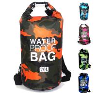 Outdoor Camouflage Portable Rafting Diving Dry Bag Sack PVC Waterproof Folding Swimming Storage Bag for River Trekking 2/5/10L