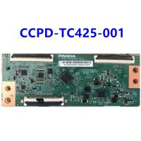 Original tcon BOARD CCPD-TC425-001 V2.0 Logic BOARD สำหรับ43นิ้ว LCD หน้าจอ dispaly reapiring PAN Repair accessoring