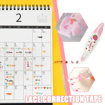 Kawaii Animals Press Type Decorative Correction Tape School Office Supplies