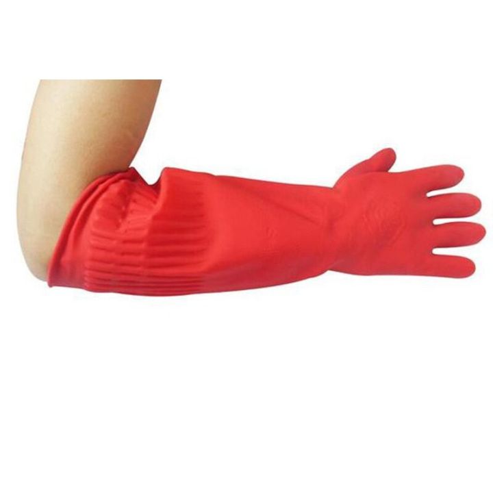 38cm-waterproof-dishwashing-kitchen-clean-tools-durable-household-scrubber-dish-washing-long-non-slip-rubber-latex-gloves-safety-gloves