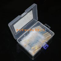 500pcs Boxed 50 kinds specifications × 10Pcs 1/4W Metal Film Resistor Pack Common Resistance Element Bag Independent Packaging