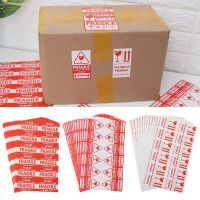 144pcs/lot Adhesive Fragile Warning Label Sticker 9x5cm Handle With Care Keep Shipping Express Label Packaging Mark Tag Stickers Labels