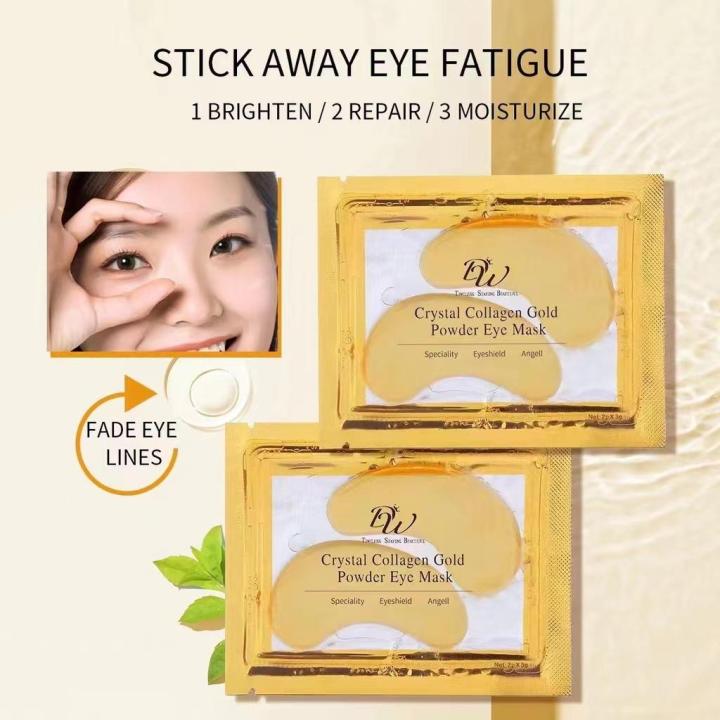 Dw Crystal Collagen Gold Powder Eye Mask 1 Pair Lazada Ph 7296